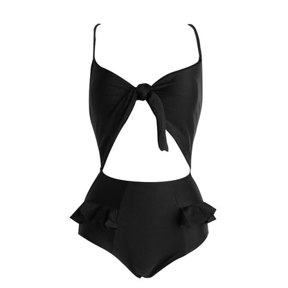 2026 Korean Style Solid Color Sexy Women’s Swimsuit
