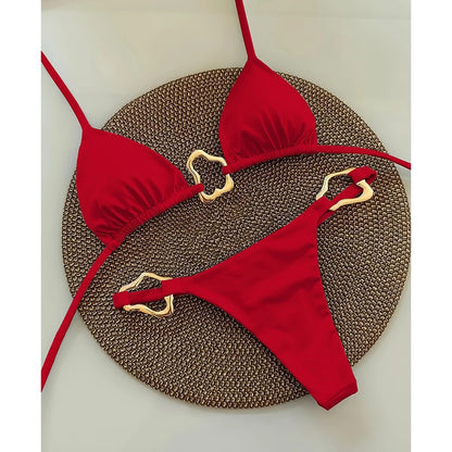 Brazilian Gold Bikini Set